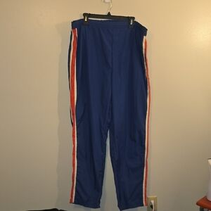 Men's Blue Work Pants with Red and White Stripes Valvoline Vintage 90s 00s LOT O